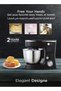 AFRA Stand Mixer Machine | 1200W |6 Level Speed, 5 Liter Stainless Steel Bowl with Splash Guard - 5