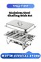 Motim Commercial Stainless Steel Chafing Dish Set for Dinner & Restaurants & Banquets & Wedding