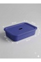 Medium Size 9 Liter 40X30X10 cm Polypropylene Plastic Organizer with Navy Blue Lid - Toy Box and Storage Basket - 8