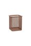 Wire Mesh Pen Holder - Square Copper Color Desktop Organizer - 2