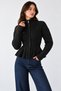 Women's Turtleneck Zippered Knitwear Cardigan - 4