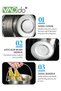 VAOdo Ice Buckets and Stainless Steel Ice Cubes for Parties Stainless Steel Beverage Chiller with - 2