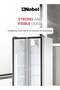Nobel 700L Gross / 436L Net Capacity Double Door Upright Chiller, Electronic Control, R290 - 4