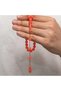 Round Clamping Amber Rosary - 4