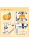 WALALLA Commercial Manual Citrus Juicer Press - Heavy Duty Hand Operated Fruit Extractor for - 4