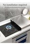 DUNISO Stainless Steel Gas Stove Induction Cooker Bracket,Multi-Function Plate Cover,Gas Stove Top - 4