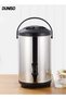 DUNISO Stainless Steel Beverage Dispenser,Insulated Tea Bucket, Hot and Cold Drink Container ，