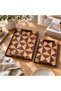 Lara Handmade Natural Wood Veneer 2-Piece Serving Tray Set - 3