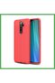 غطاء متوافق مع هاتف Redmi Note 8 Pro مع خاصية التركيز التلقائي - أحمر BEZOSS