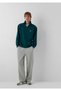 Men's Gray Knitted Trousers Light Gray Melange Sweatpants - 2