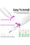 رؤوس بديلة مطورة لقلم Apple Pencil Pro/USB-C/الجيل الثاني/الجيل الأول (باللون الأزرق) |   عبوة من 6 قطع، مع علبة تخزين، مقاومة للتآكل - 2