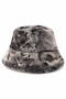 Frost Fur Plush Bucket Hat |   Soft Textured Winter Bucket Hat - 3