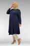 28016 Plus Size Mevlana Jersey Tunic - Navy Blue - 5