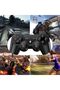 وحدة تحكم لجهاز PS3، حزمة من 2 وحدة تحكم لاسلكية مع تقنية Dual Shock، بلوتوث، عصا تحكم عن بعد قابلة لإعادة الشحن مع كابلين للشحن - 6