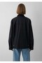 Women's Black Woven Jacket Black Jacket - 6