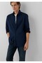 Men's Navy Blue Long Sleeve Shirt Night Navy Blue Shirt