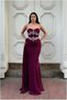 Long Stone Evening Gown with Sleeve Detail · Color: Emerald · Size: L BX - 2