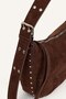 Women's Suede Shoulder Bag G6861Axns - 3