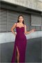 Crepe Fabric Evening Dress Strapless Gown · Color: Light Purple · Size: L Bsk2026 - 4