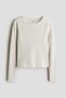 Ribbed cotton top