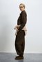 Sera Knitted Women's Sweatpants Brown - 5