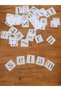 50 Piece Letter Number Symbol Stencil Set 250 Micron Mylar Turkish Character Wood Fabric Painting Template Agenova - 5