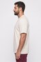 Men Relaxed Fit Short Sleeve Outdoor T-Shirt, Beige - 3