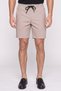 Men Solid 9 Inseam Chino Shorts, Beige