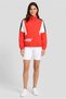 Women Sportswear Fit Long Sleeve Training Track Jackets, Red - 2