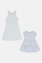 Kids Girl 2 Pieces Allover Print Dresses, Multicolor - 2