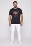 Men Sportwear Fit Short Sleeve Football T-Shirt, Black - 2