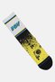 x NBA Men 1 Pair Indiana Pacers Graphic Print Crew Socks, Multicolor - 3
