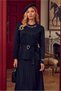 Tricot Suit with Belted Skirt 46960 - 3