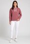 Women Relaxed Fit Long Sleeve Outdoor Hoodie, Mauve - 2
