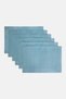 6 Pcs Texteline Placemats, Blue - 2