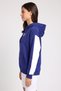 Women Sportwear Fit Long Sleeve Training Hoodie, Deep Blue - 3