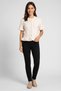 Women Crew Neck Cap Sleeve Knitted Cardigans, Cream - 2