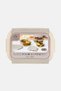 3 Piece Rectangular Glass Food Storage Containers, Multicolor