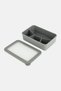 4 Compartment Lunch Box, Grey - 2