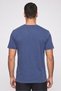 Men Sportswear Fit Short Sleeve Outdoor T-shirt, Navy - 4