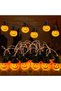 Halloween Decoration Pumpkin Shaped Glowing String Lights, 3M 20 LEDs LED Decor Lights for Family Party Escape Room - 8
