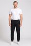 Men Regular Fit Outdoor Sweatpants, Black - 2