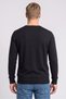 Men V-Neck Long Sleeve Sweater, Navy Blue - 4