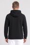 Men Sportswear Fit Long Sleeve Outdoor Hoodie, Black - 4