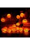 Halloween Decoration Pumpkin Shaped Glowing String Lights, 3M 20 LEDs LED Decor Lights for Family Party Escape Room - 7