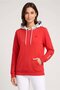 Women Sportwear Fit Long Sleeve Training Hoodie, Multicolor