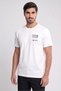x Marvel Men Crew Neck Short Sleeve Brand Logo T-Shirt, White