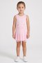 Kids Girl 2 Pcs Graphic Print Dress And Shorts Set, Pink