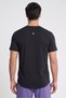 Men Sportswear Fit Short Sleeve Outdoor T-Shirt, Black - 4