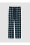 Esvab • Modern & Distinctive Checkered Embroidered Men's Pajama Bottoms